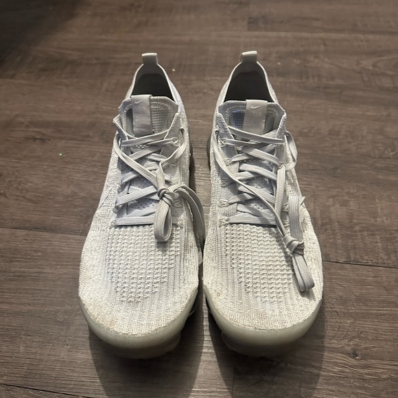 The Nike Air VaporMax Flyknit 3 White Pure Platinum Size 12.5 Men’s - - Picture 8 of 8